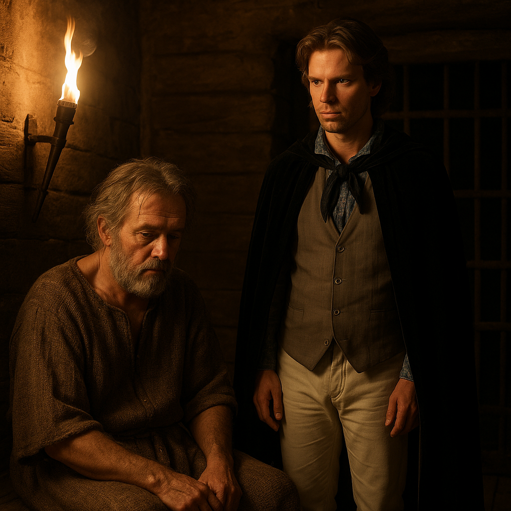 Warum sitzt der im Kerker