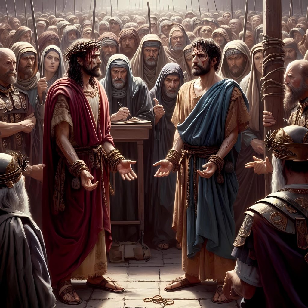 Barabbas und Jesus